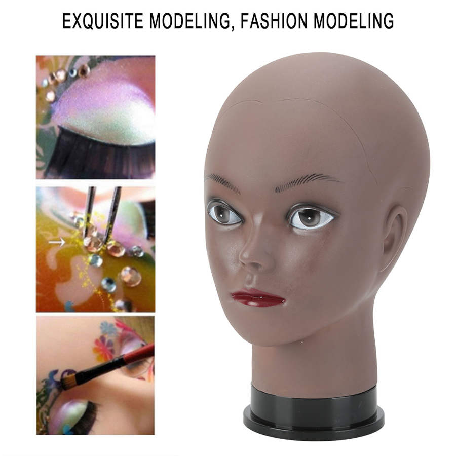Haar Krawatten Mannequin Kopf Modell PracticeTraining Kopf Modell für proücke Hütte Gläser Anzeige Haar Krawatten