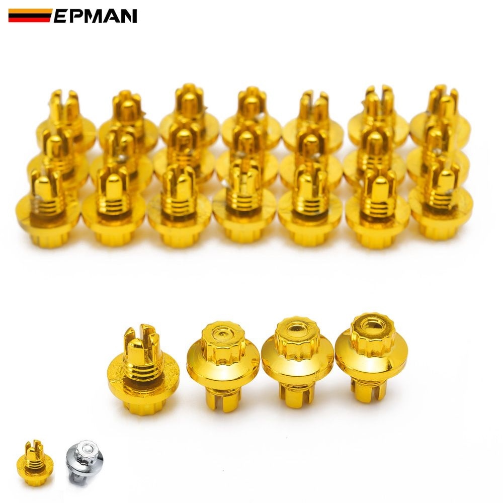 EPMAN -25 teile/los Kunststoff Rad Nieten Für Ah Ds Serie Rad Felgen Kappe Lippe Schraube Bolzen Reifen EPAS066G