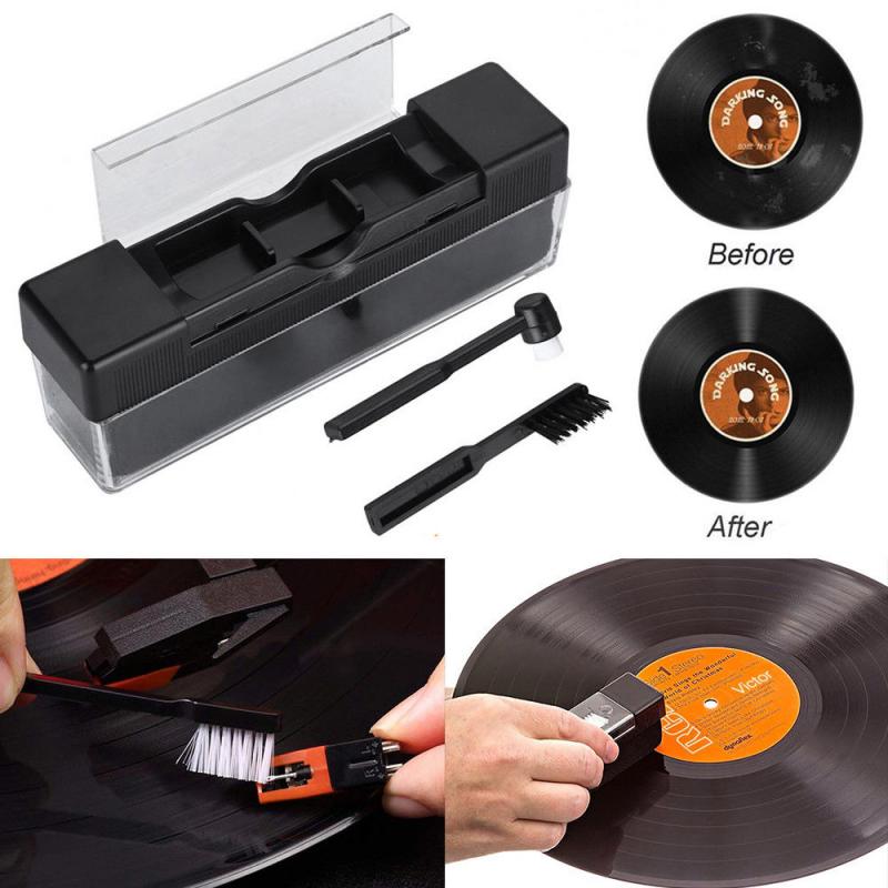 Kombination Vinyl Aufzeichnungen Reinigung Bausatz Plattenspieler Reinigung Bausatz Mit Kleinen Pinsel LP Phonographen Rekord Reinigung Bausatz 8