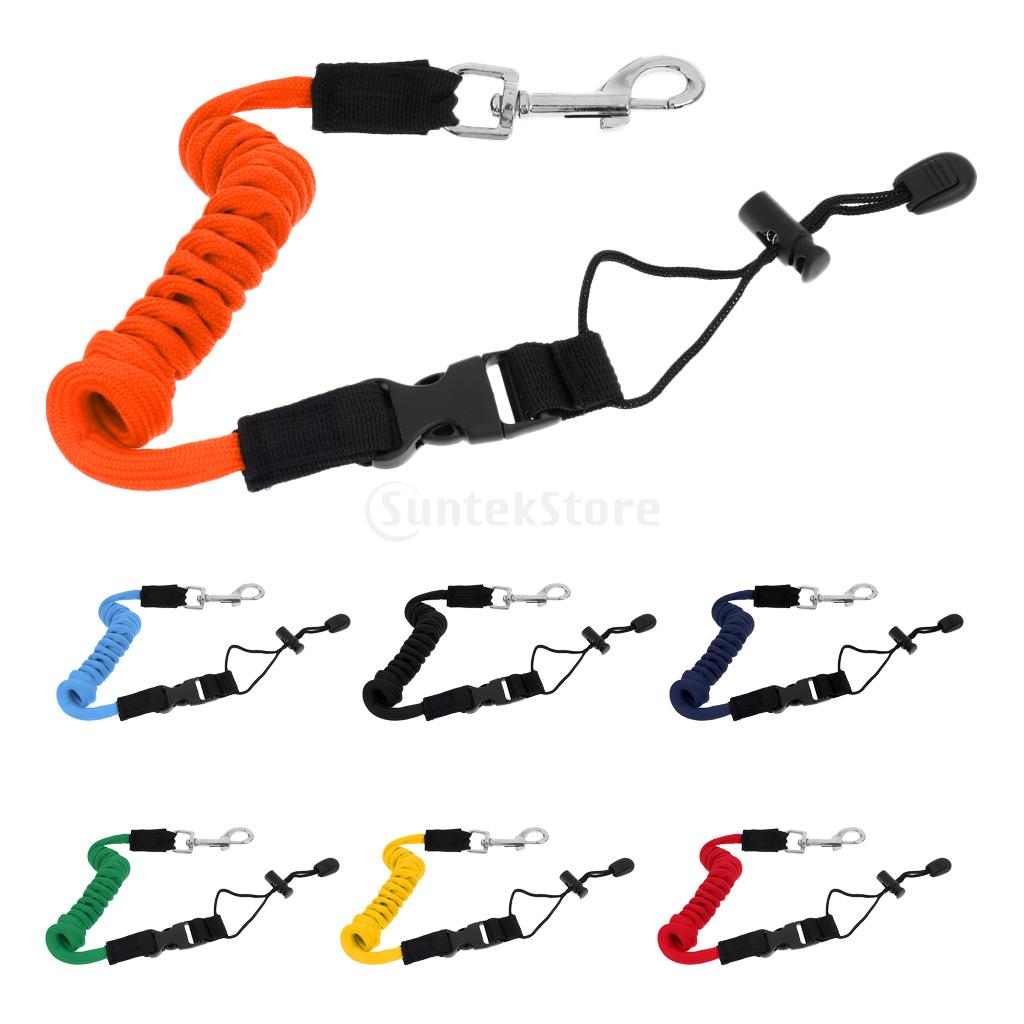 140cm Sicherheits Elastische Kajak Kanu Paddel Leine Leine Bungee Stiefel Angelrute Pol Sichere Schlüsselband aufgerollt Schnur Krawatte Seil
