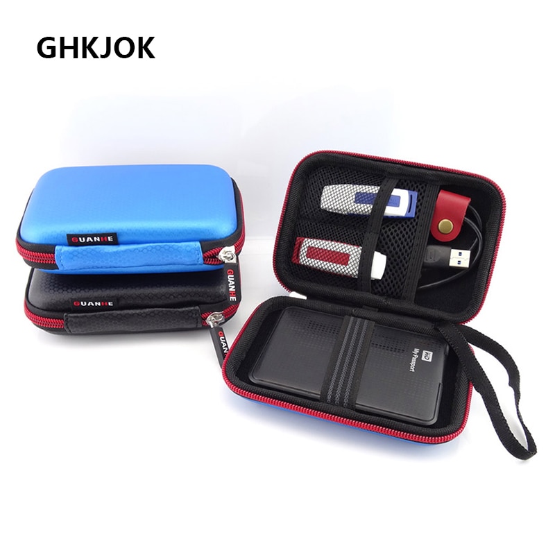 Original 2,5 Zoll HDD Festplatte Tasche Handy, Mobiltelefon Energie Bank U Disk fallen Externe Festplatte HDD Tasche Für WD mein Reisepass Seagate HDD Tasche
