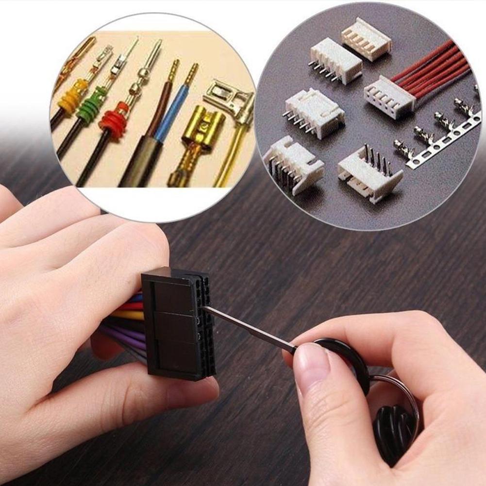 8-38 stücke Auto Stecker Terminal Entfernung Werkzeug Entfernen Draht Nadel Holen Abzieher Hand Stift Reparatur Werkzeug Bausatz Retractor b0Q9