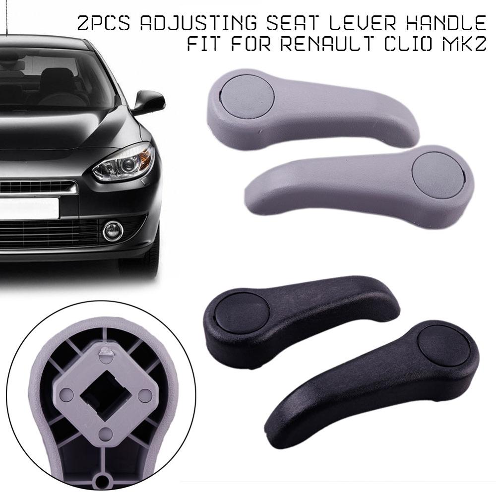 Neue 1 Paar Auto Sitz Einstellen Hebel Griff ziehen Griffe Für Renault Clio MK2 Innen Hand Sitz Neigung ziehen einstellen