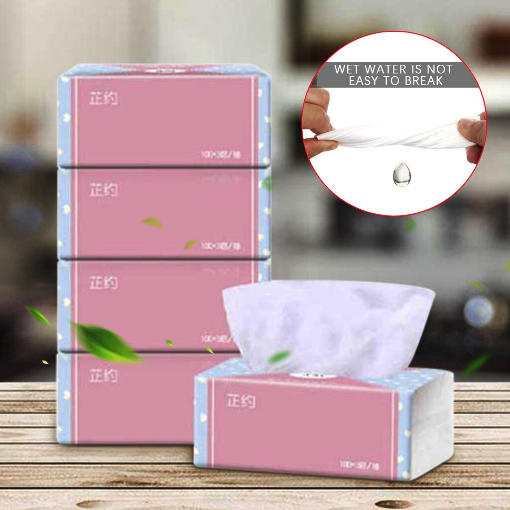 4 Pack oben Wc Papier 3-Schicht einheimisch Holz Weiche Wc Papier Zellstoff Hause rollen Papier Küche Tisch papier Handtücher Gewebe