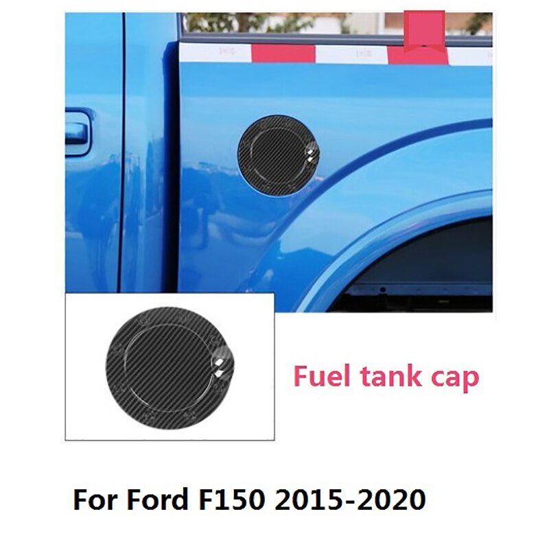 Für Ford F150 Auto Kohlenstoff Treibstoff Panzer Abdeckung Gas Tür Deckel Öl Tür Abdeckung trimmen Aufkleber zubehör