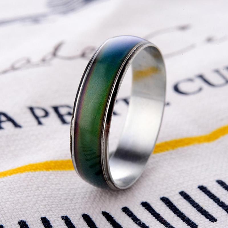 Heißer Stimmung Ring Farbe Ändern Emotion Gefühl Stimmung Ring Veränderbar Temperatur Ring für Männer Frauen Dropshiping anillos pierscionki