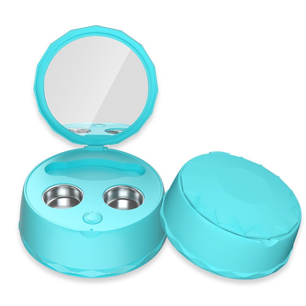 neueste Ultraschall Kontaktlinsen Reiniger Schmutzige Öl Ultraschall Unterlegscheibe Haushalt Tragbare Reise Reise fallen Lögesungen