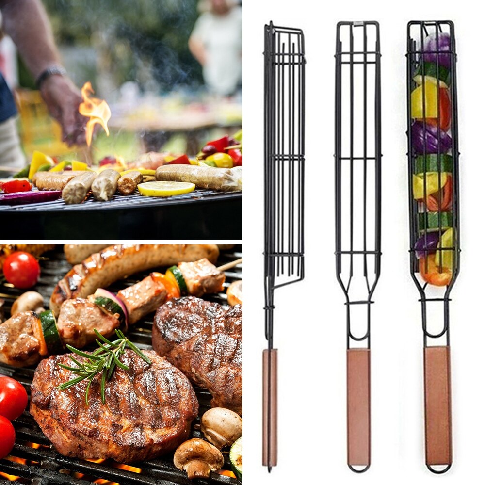 Grill Netto Grill Werkzeug Grill Gemüse Grill Lebensmittel Halfter Fleisch Tragbare Waschbar Grill Clip Wilden Startseite Versorgung