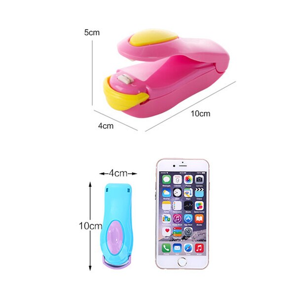 Hand Drücken Abdichtung Maschine Tasche Versiegelung Tragbare Mini Abdichtung für Haushalt Lebensmittel Tasche Hefter Plastiktüte Abdichtung Maschine DJA88