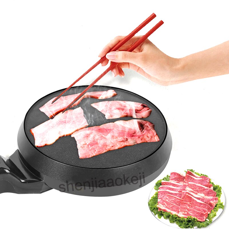 1pc Multifunktionale Mini Pfannkuchen maschine Pizza maschine elektrische Haushalts pfannkuchen maschine frühling rollen Braten pfannkuchen Pfanne 220v