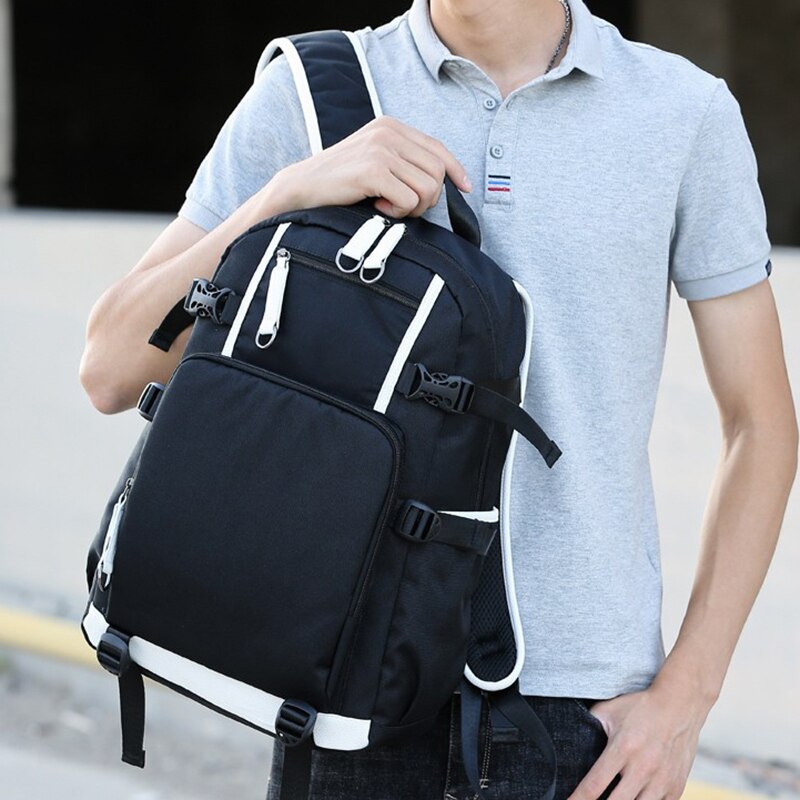 Rucksack Männer Rucksack Laptop Travek Tasche 15,6 Zoll Notizbuch Mochila Männlich Schwarz Zurück Pack Rucksack Schule Rucksack
