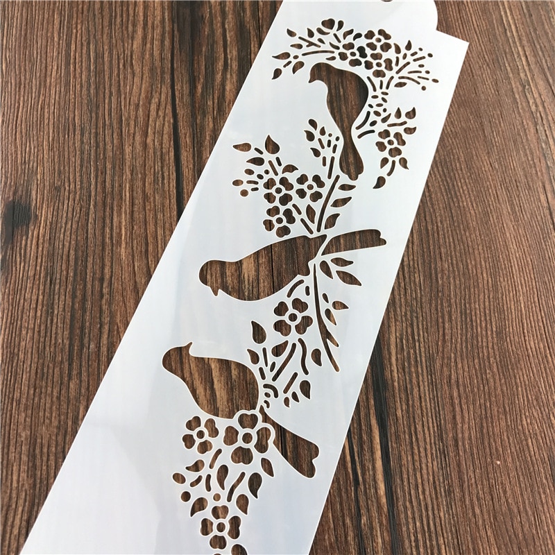 Tiere Elster Vogel Schrott Wände Schablone Airbrush Malerei Dekor Schablonen für Diy Scrapbooking Kunst Ablum Tagebuch Stempel Handwerk