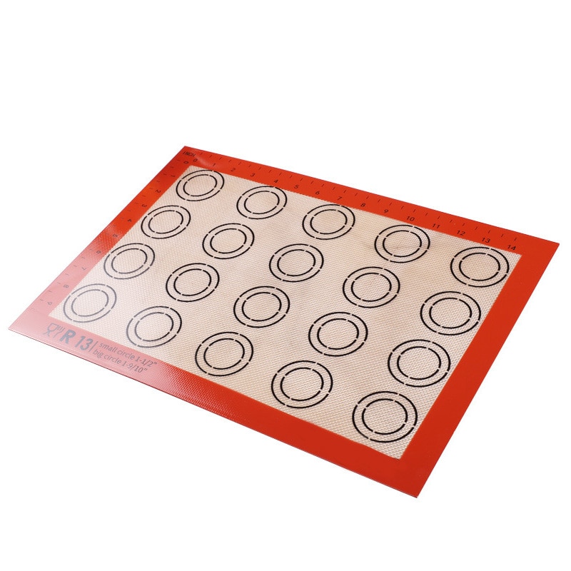 Küche Spielereien Ofen Skala Silikon Pad Blatt Backen matt Kuchen Cookie Macaron Backformen gebäck Werkzeuge Backformen Kochen Werkzeuge