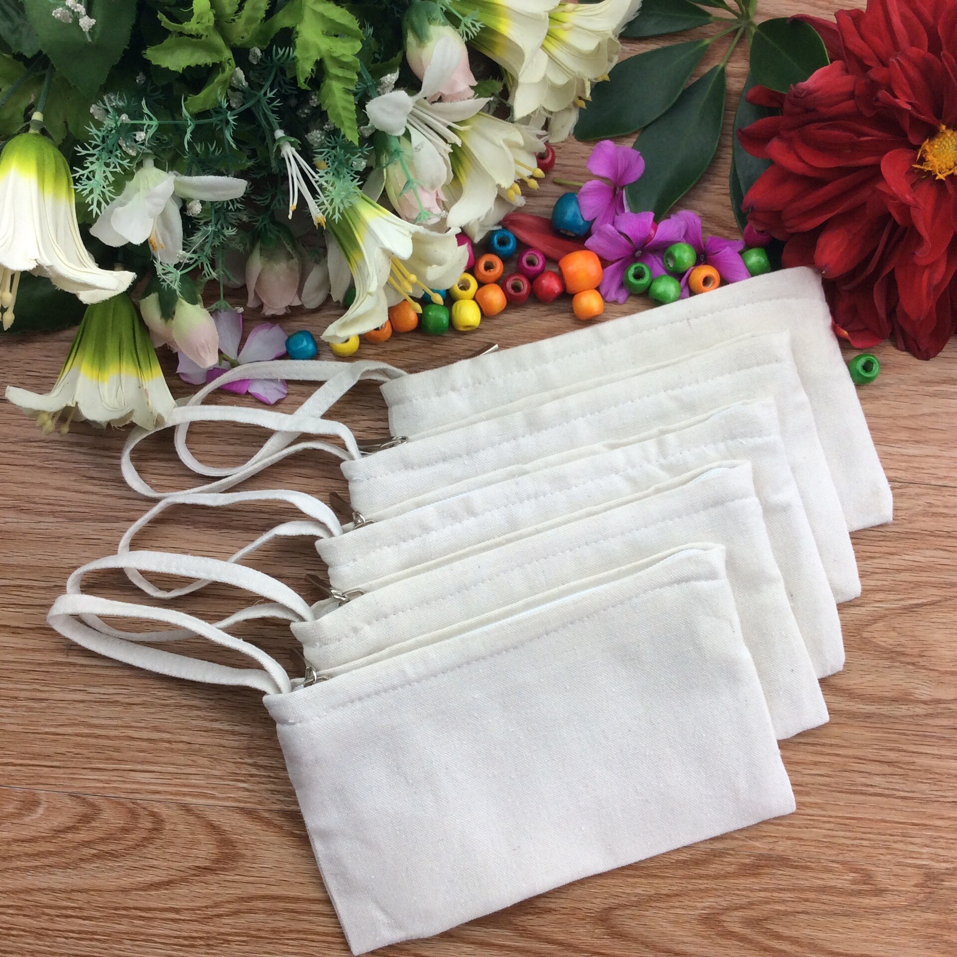 DIY leere Hand gemalt geldbörse kreative stoff geldbörse unisex schlüssel tasche geldbörse telefon pakete