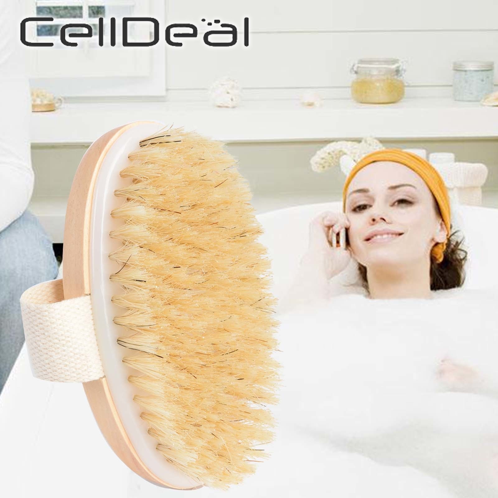 Körper Natürliche Borsten Schlecht Pinsel Trockene Haut Spa Körper Pinsel Zurück Körper Dusche Peeling bat Pinsel Haut Massagegerät Ohne Griff