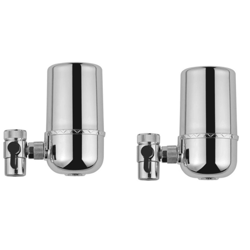 2Stck Küche klopfen Wasserhahn Kann Gedreht Werden 360 Grad Waschbar Keramik Filter Wasserfilter Wasserfilter Ersatz Filter