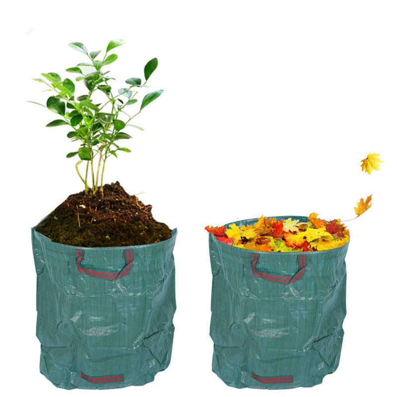 2Stck 72 Gallonen Umwelt Pflanzen Tasche Blumen Sammlung Tasche Pflanzung Tasche Rasen Blätter Lagerung Abfall Tasche Garten Liefert