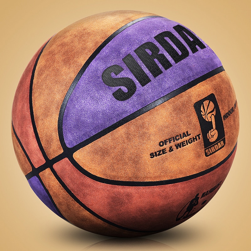 SIRDAR männer Basketball Mikrofaser Basketball Größe 7 Tragen-Beständig Anti-Unterhose Anti-Reibung draussen Professionelle Basketball