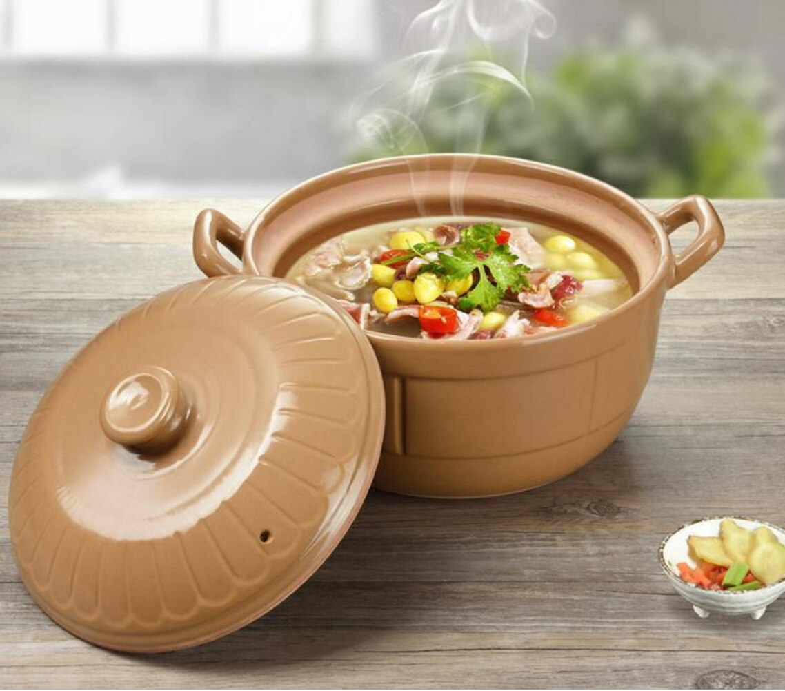 Haushalt Küche Suppe Topf Hohe Temperatur Offene Flamme Keramik Kochen Topf Dampfer Auflauf Multifunktionale Kochgeschirr