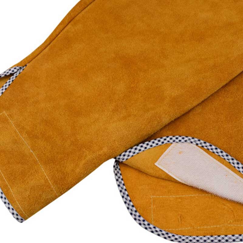 Kuh Teilt Leder Schweißen Schutz Kleidung Bekleidung Schweißer Sicherheit Jacke Haltbarkeit Wärme und Feuer Beständig Sicherheit Kleidung