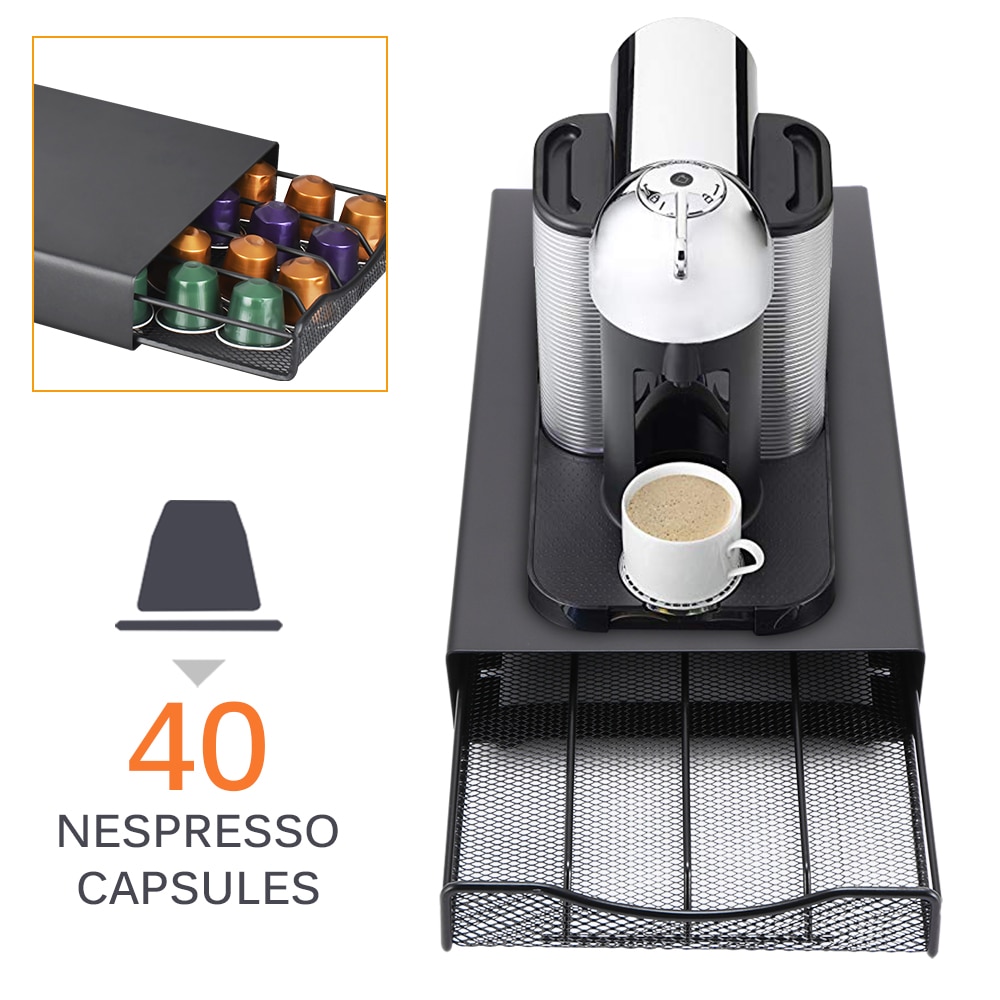dauerhaft Kaffee Stand Gestell Schubladen Kapsel Organizer Kaffee Kapsel Halfter Kaffee Kapseln Regal