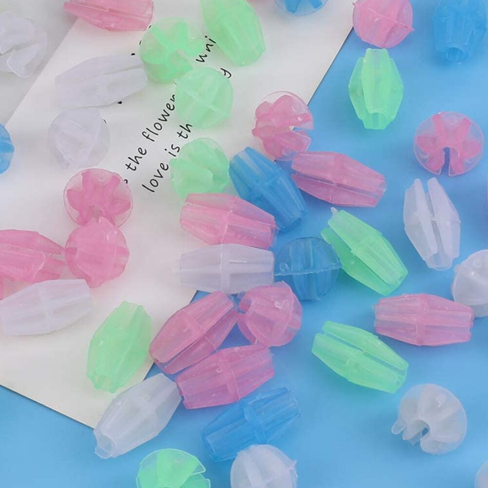 Fahrrad Rad Speichen Fahrrad Leuchtende Bunte Perlen Clip Fahrrad Dekoration Zubehör 72 stücke Fahrrad Dekoration Leuchtende Bunte Perle