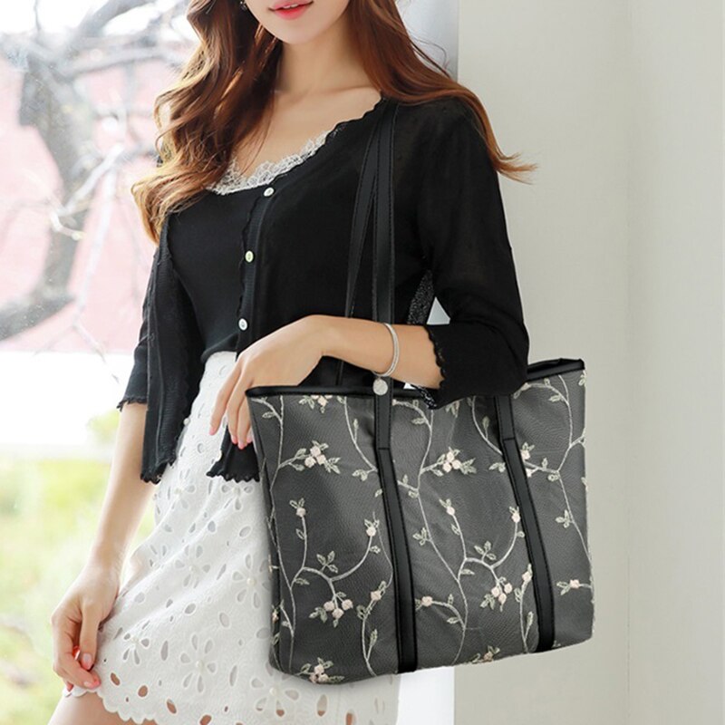 lässig Frauen Sommer Tasche Nylon Schulter Tasche Große Kapazität Umhängetasche Weibliche Kupplung Tasche Käufer Taschen Handtaschen Bolsos De Mujer
