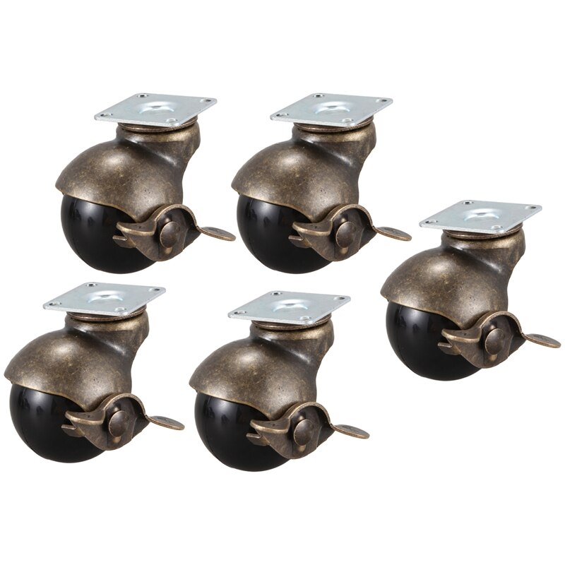 5Stck Flachen Boden Platte mit Bremse Räder und Rollen Sind Verwendet zu Bewegen Kaffee Tische, Büro Stühle, schränke, Trocknen Gestelle grün ein