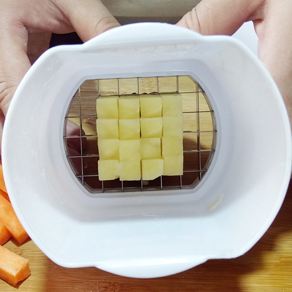1 PC Französisch Braten Cutter Gemüse Kartoffel Karotte Schneidemaschine Zerhacker Chips Machen Werkzeug Kartoffel Schneiden Küche Werkzeuge und Zubehör