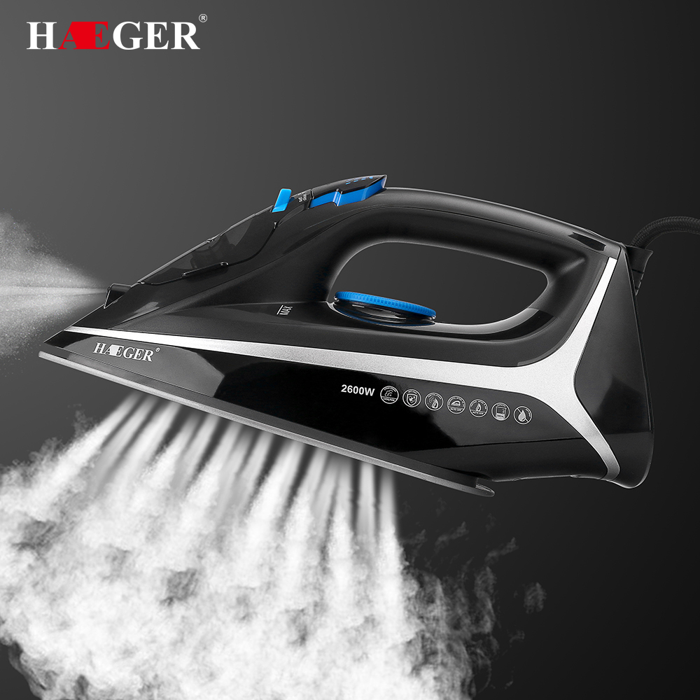 2600W Dampf Eisen für Kleidung 350ml Einstellbare Elektrische Bügeleisen Selbst-Reinigung Reise Tragbare Bügeln Dampfer