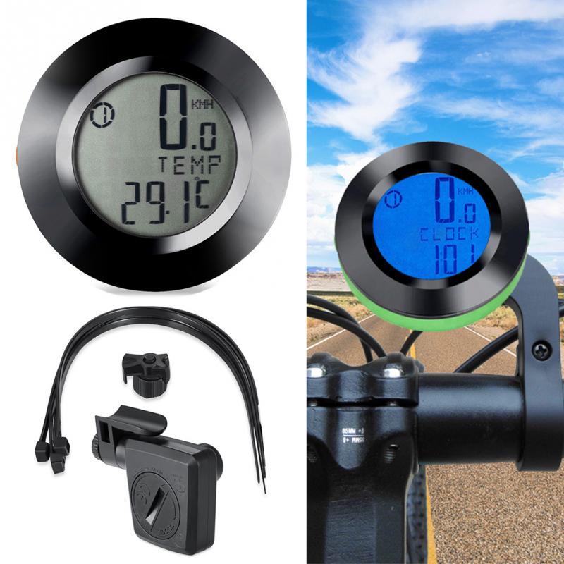 Fahrrad Drahtlose Fahrrad Computer Tacho Wasserdicht Radfahren Leucht Englisch Computer Kilometerzähler Auto Schlaf und Stern