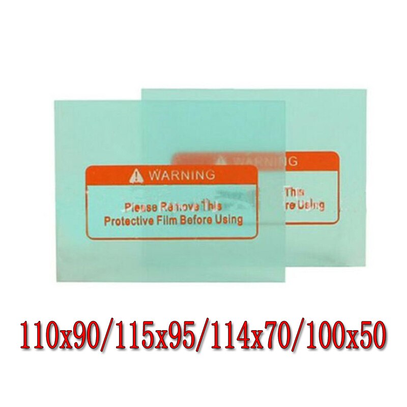 10 stücke transparent Schweiß Helm Maske Abdeckung Objektiv Schutz Platte Zubehör für Solar- Auto Verdunkelung Schweiß Helm Objektiv heißer