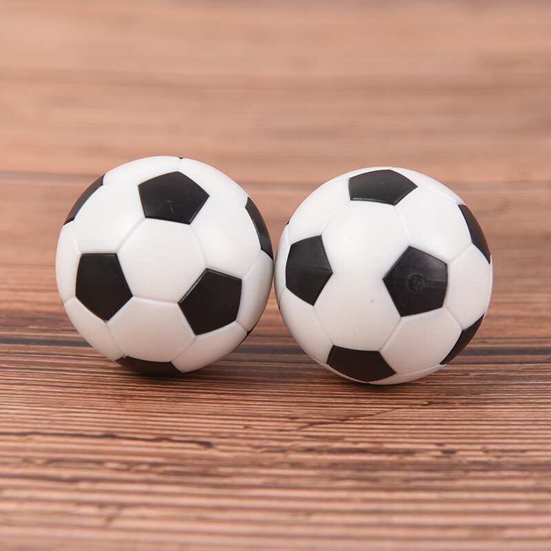 2 stücke Schwarz und weiß harz tischfußBall fußBall tisch Ball fußBall bälle Baby fuß fussball 32mm