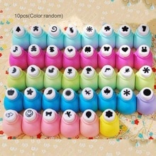 10 stücke Papier schlagen EVA Schaum Papier Präge Gelegentliche Mini DIY Handwerk Scrapbooking Handgemachte schneiden Karte See Locher