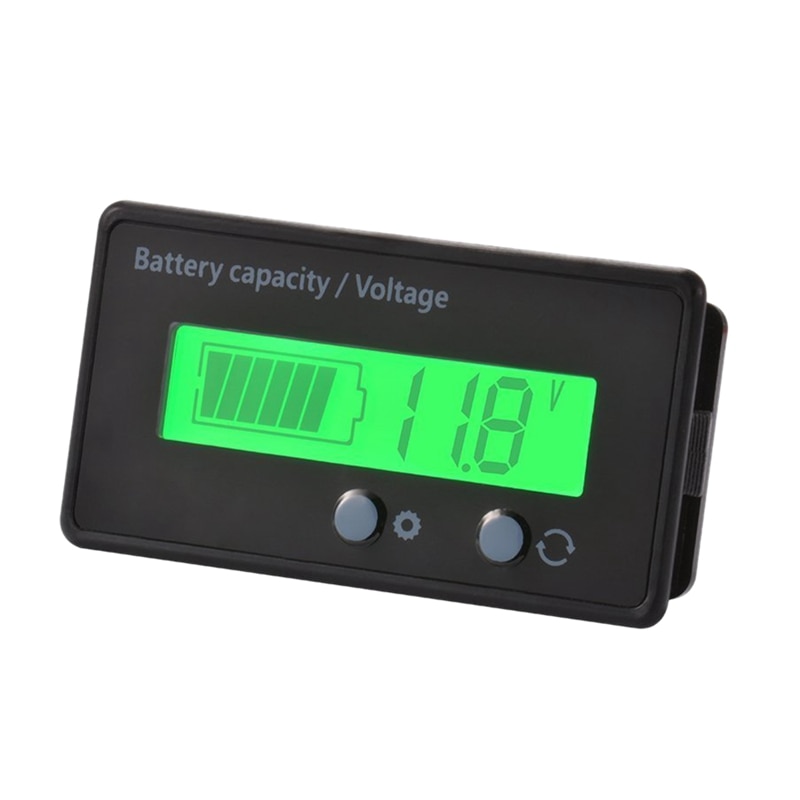 Lcd Batterie Kapazität Monitor Messgerät Meter, wasserdicht 12V/24V/36V/48V Blei Säure Batterie Status Anzeige, Lithium-Batterie Kapazität