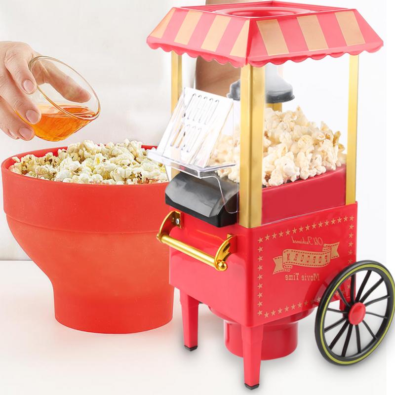 Haushalt freundlicher Automatische Popcorn Maschine Mini Mais Popcorn Maschine Backformen Backen Gebäck Werkzeug Gesunde Öl-freie freundlicher Snack