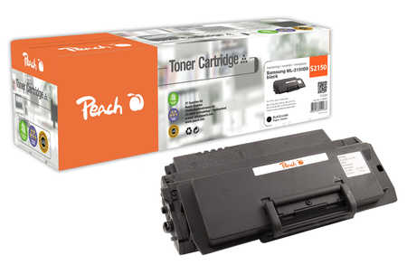 Peach S2150 BK Toner bk ersetzt Samsung No. 2150BK, ML-2150D8/ELS für z.B. Samsung ML -2150, Samsung ML -2150 G, Samsung ML -2151 N