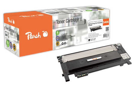 Peach S406 Toner bk ersetzt Samsung CLT-K406S/ELS, SU118A für z.B. Samsung Xpress C 460, Samsung Xpress C 460 W, Samsung CLP -360