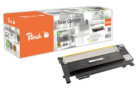 Peach S406 Toner ye ersetzt Samsung CLT-Y406S/ELS, SU462A für z.B. Samsung Xpress C 460, Samsung Xpress C 460 W, Samsung CLP -360