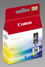 Canon C36C Druckerpatronen col - Canon CLI-36C, 1511B001 für z.B. Canon Pixma IP 100, Canon Pixma IP 100 Portable, Canon Pixma IP 100 V