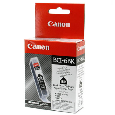 Canon C6BK Druckerpatronen bkph - Canon BCI-6BK, 4705A002 für z.B. Canon BJ 535 PD, Canon BJ 895 PD, Canon BJC 8200, Canon BJF 9000, Canon I 860