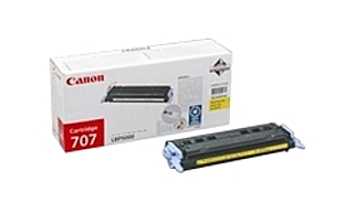 Canon C707Y Toner ye - Canon CRG-707Y, 9421A004 für z.B. Canon ISensys LBP -5000, Canon ISensys LBP -5100, Canon Lasershot LBP -5000