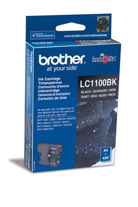 Brother B1100BK Druckerpatronen XL bk - Brother LC-1100BK für z.B. Brother DCP -185 C, Brother DCP -380, Brother DCP -383 C, Brother DCP -385 C