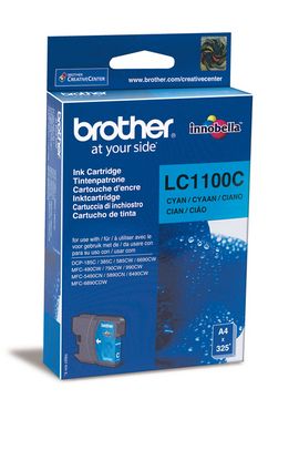 Brother B1100C Druckerpatronen XL cy - Brother LC-1100C für z.B. Brother DCP -185 C, Brother DCP -380, Brother DCP -383 C, Brother DCP -385 C