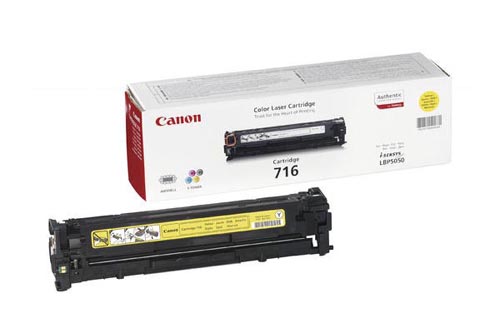 Canon H716Y Toner ye - Canon CRG-716 Y, 1977B002 für z.B. Canon ISensys LBP -5050, Canon ISensys LBP -5050 n, Canon ISensys MF 8000