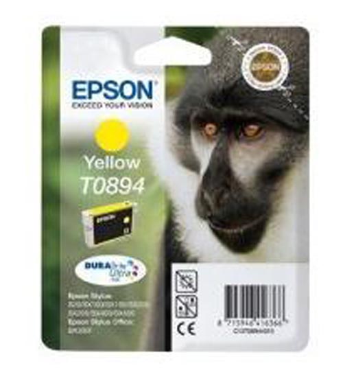 Epson E894y Druckerpatronen ye - Epson T0894 y, C13T08944011 für z.B. Epson Stylus SX 218, Epson Stylus Office BX 300 F, Epson Stylus S 20