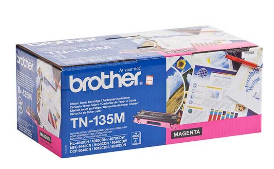 Brother B135M Toner XL ma - Brother TN-135M für z.B. Brother DCP -9040 CN, Brother DCP -9042 CDN, Brother DCP -9042 CN, Brother DCP -9045 CDN