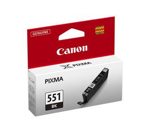 Canon C551XLBK Druckerpatronen bkph - Canon CLI-551XLBK, 6443B001 für z.B. Canon Pixma IP 7250, Canon Pixma IX 6850, Canon Pixma MG 7550