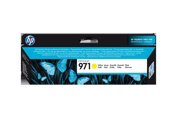 HP H971y Druckerpatronen ye - HP No. 971 y, CN624A für z.B. HP OfficeJet Pro X 450, HP OfficeJet Pro X 451 dn, HP OfficeJet Pro X 451 dw