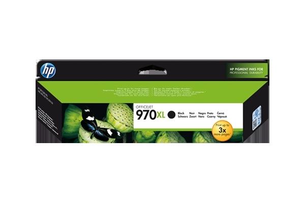 HP H970XLbk Druckerpatronen XL bk - HP No. 970XL bk, CN625A für z.B. HP OfficeJet Pro X 450, HP OfficeJet Pro X 451 dn, HP OfficeJet Pro X 451 dw